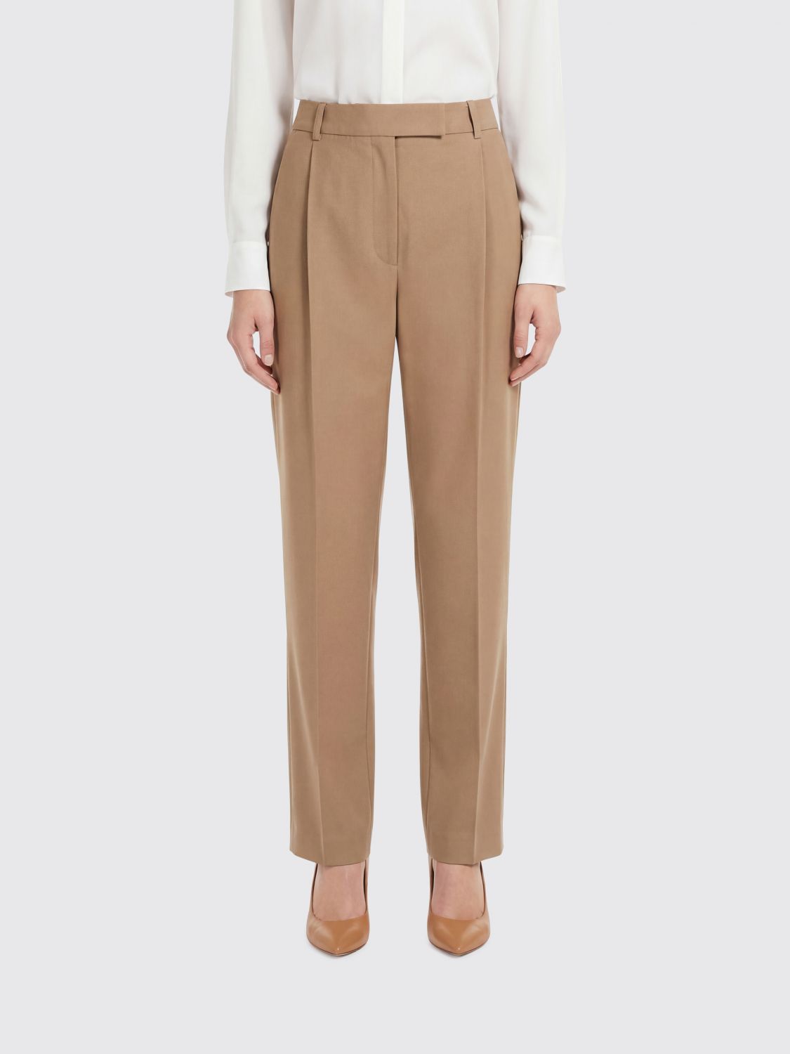 Pants Woman color Brown