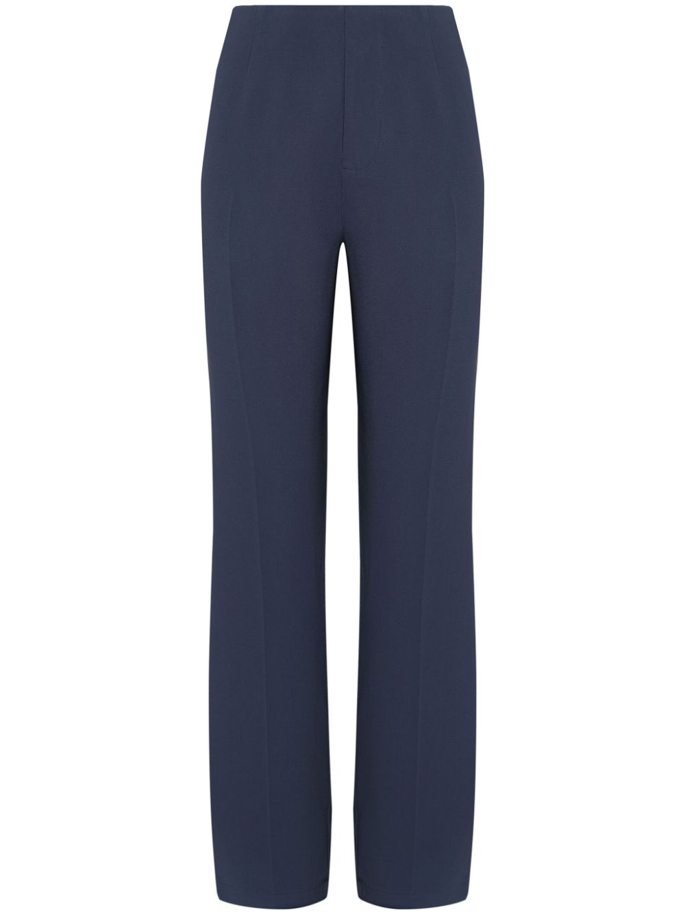 High-waisted straight trousers - Purple