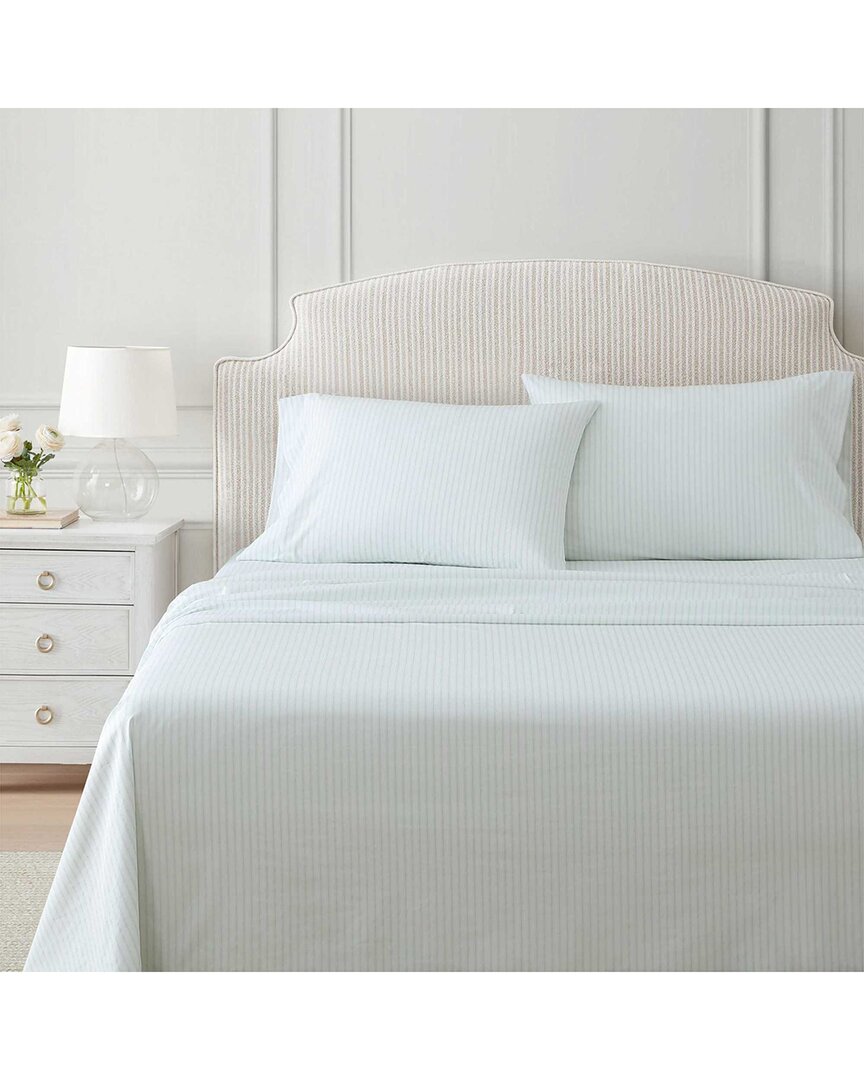 Ticking Stripe Cotton Percale Sheet Set
