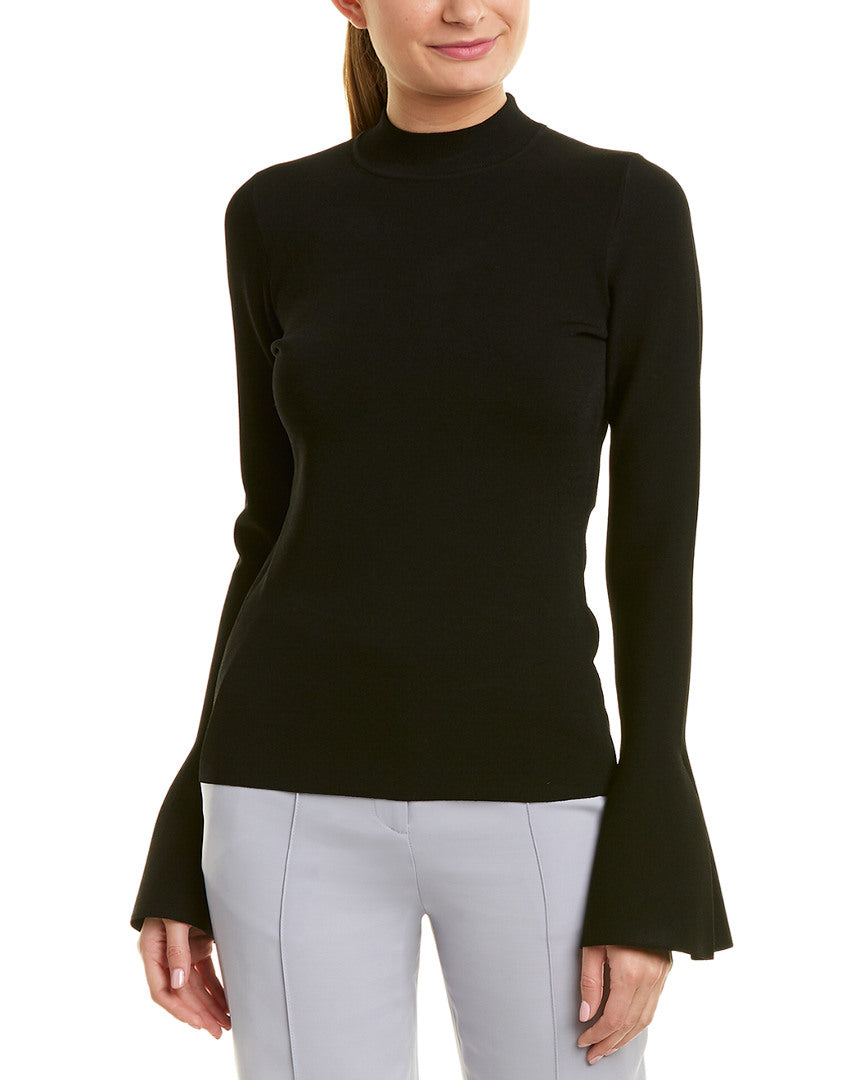 Bell-Sleeve Sweater