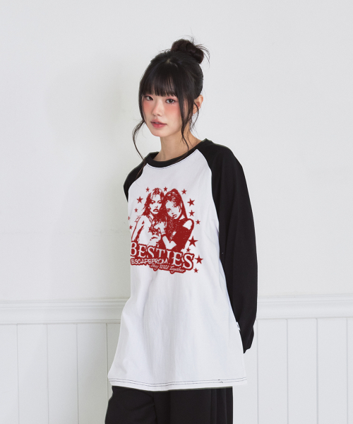 Bestie ESCF Print Long Sleeve