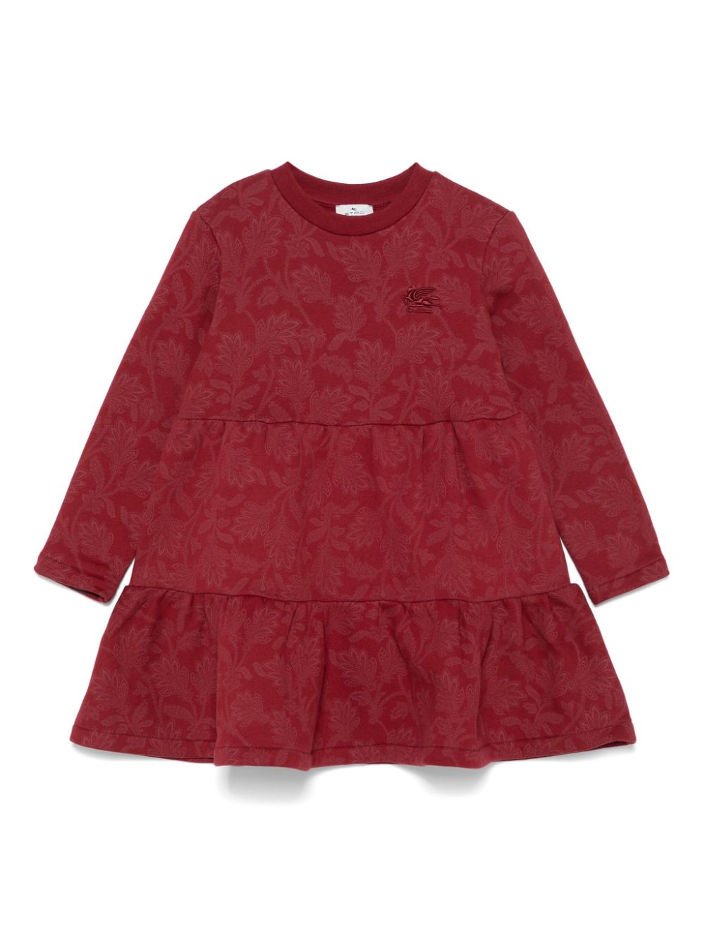 Paisley-print dress - Red