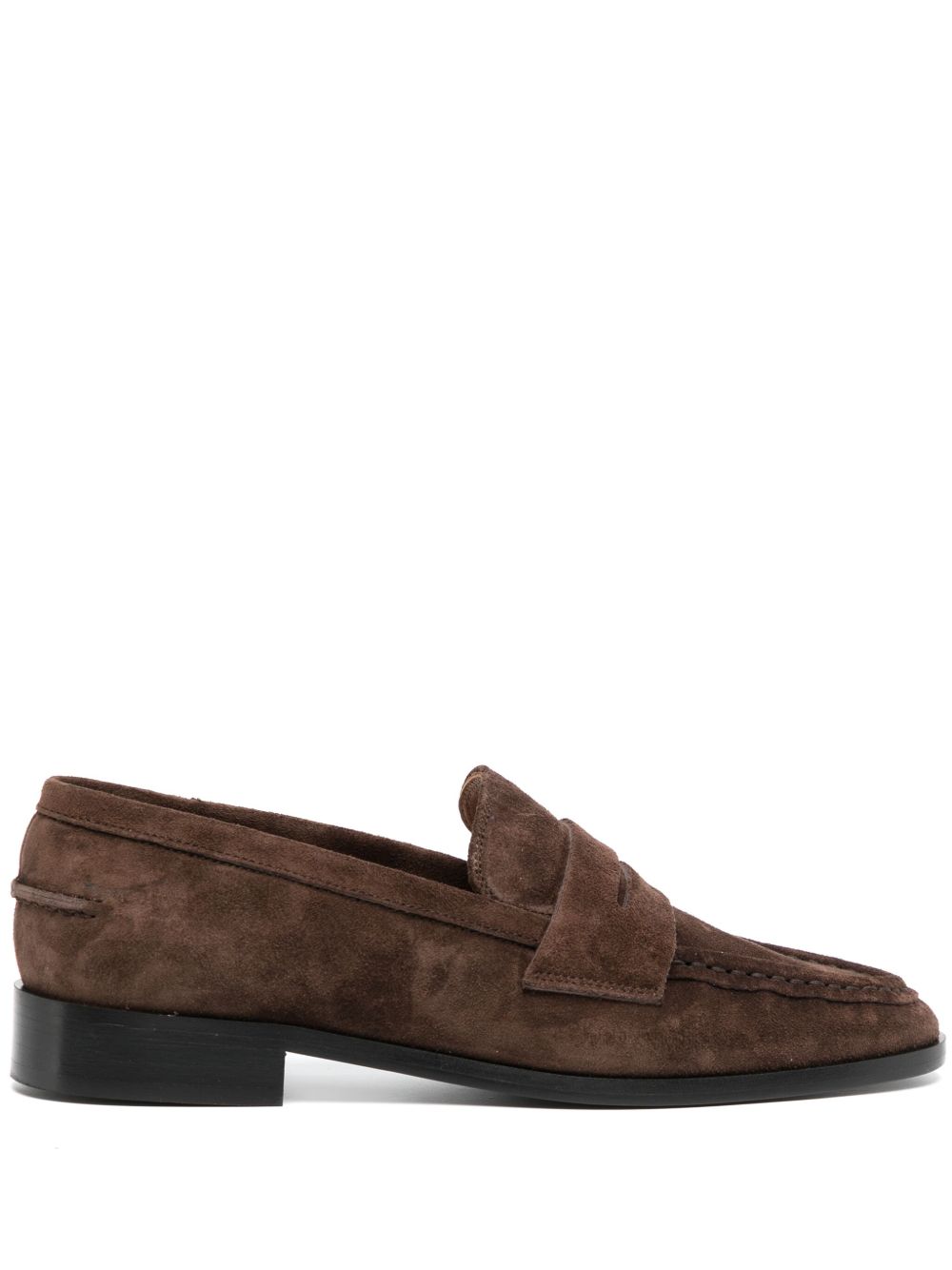 ATP Atelier Airola Walnut suede loafers - Brown