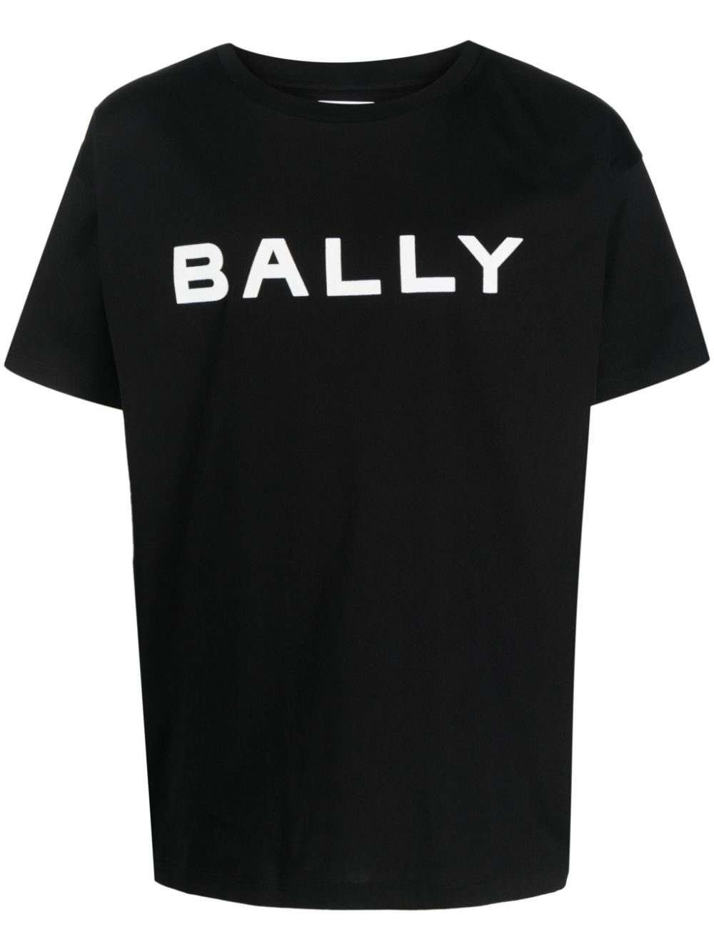 Logo-print organic-cotton T-shirt - Black