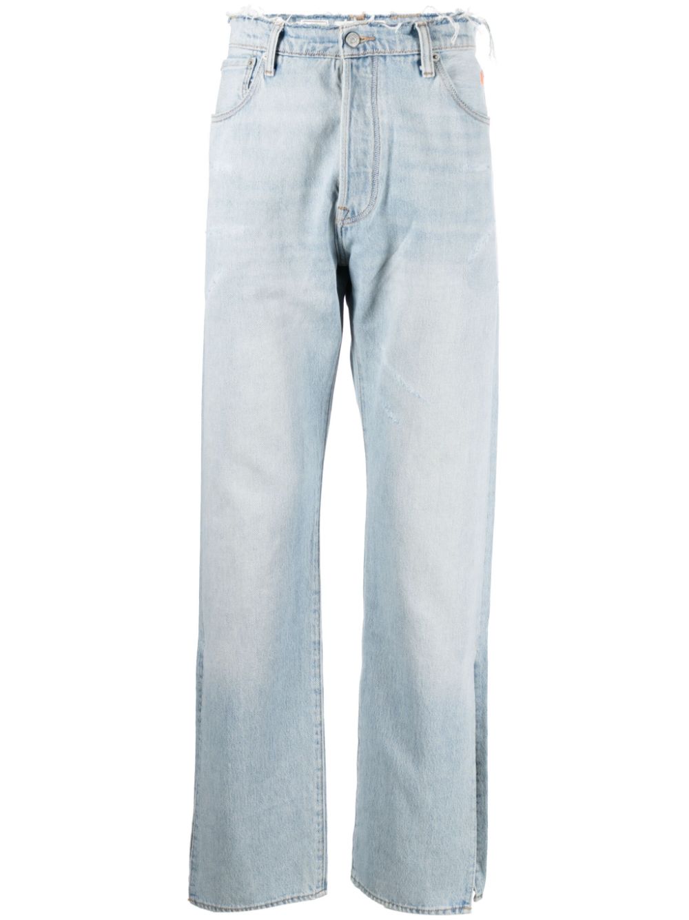 X Levi's 501 slit jeans - Blue