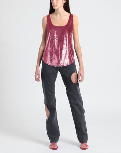Manila Grace Woman Top Magenta Size 6 Polyester