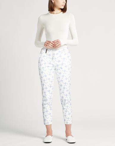 Woman Pants Light blue Size 6 Cotton, Elastane