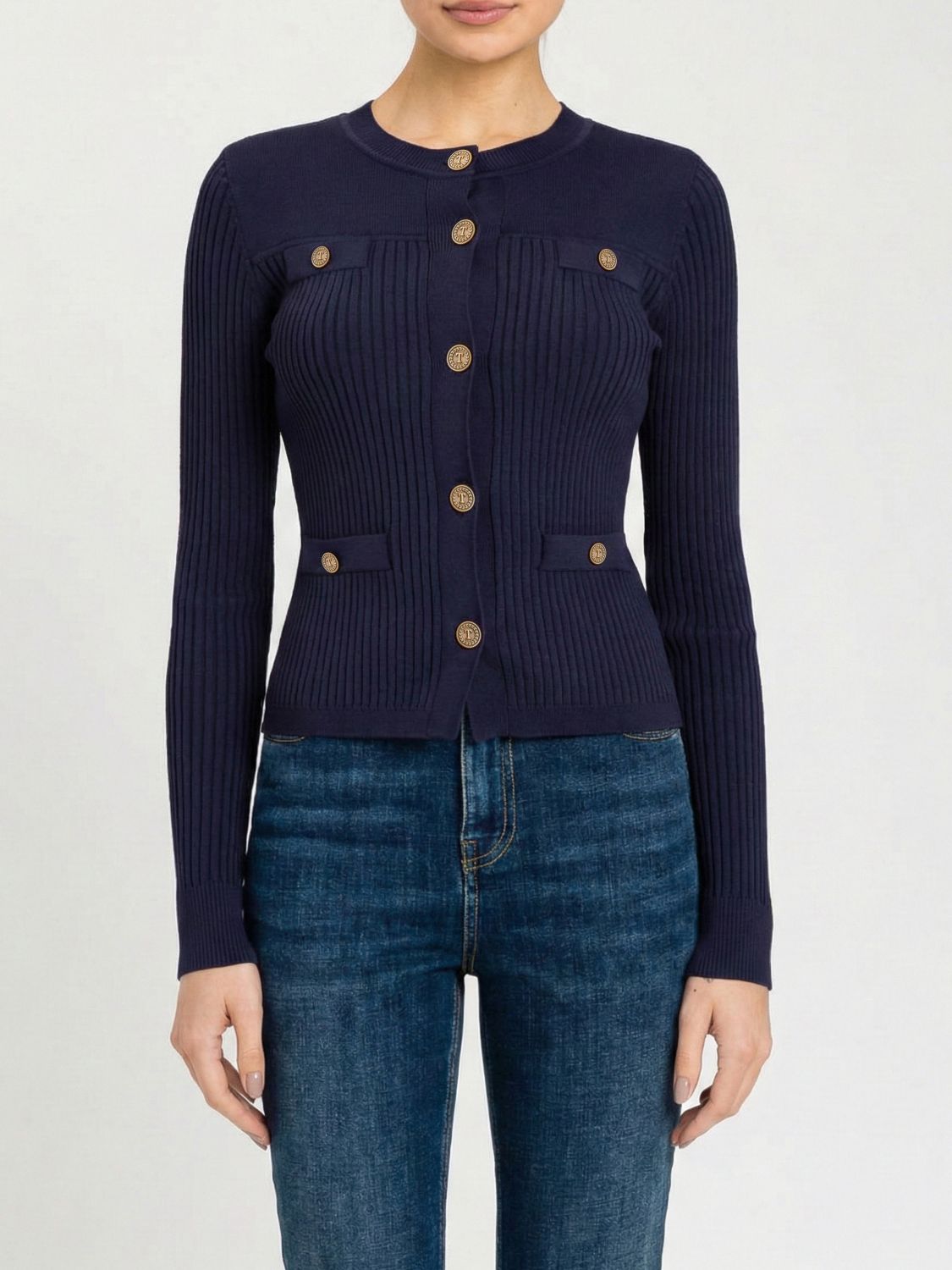 Cardigan Woman color Blue