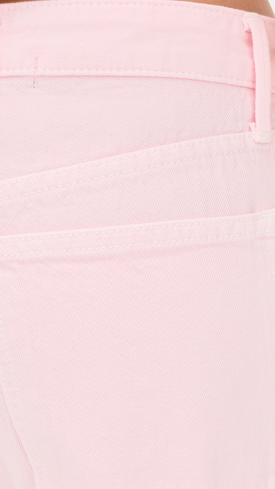 Drift Denim Shorts Pale Pink
