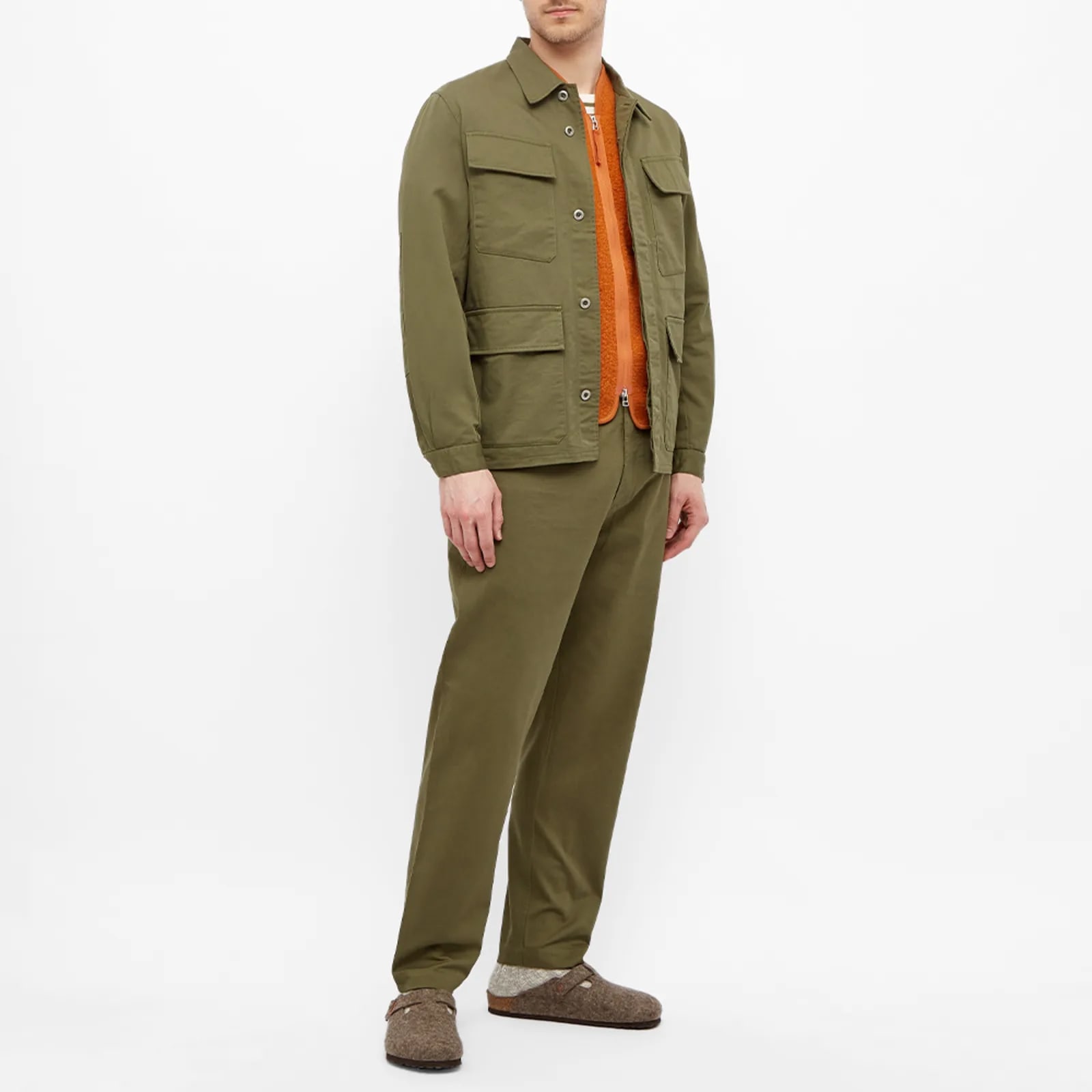 Men's MW Fatigue Jacket in Light Olive