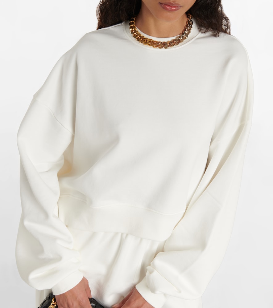 X Hailey Bieber HB cotton fleece sweatshirt
