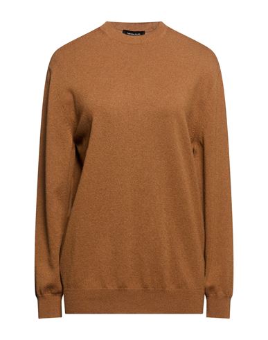 Woman Sweater Camel Size 2 Cashmere