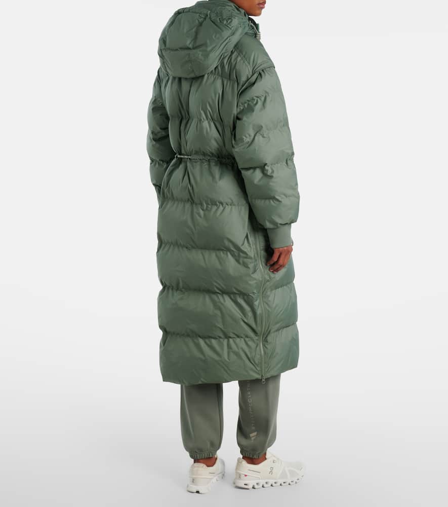Hooded puffer coat