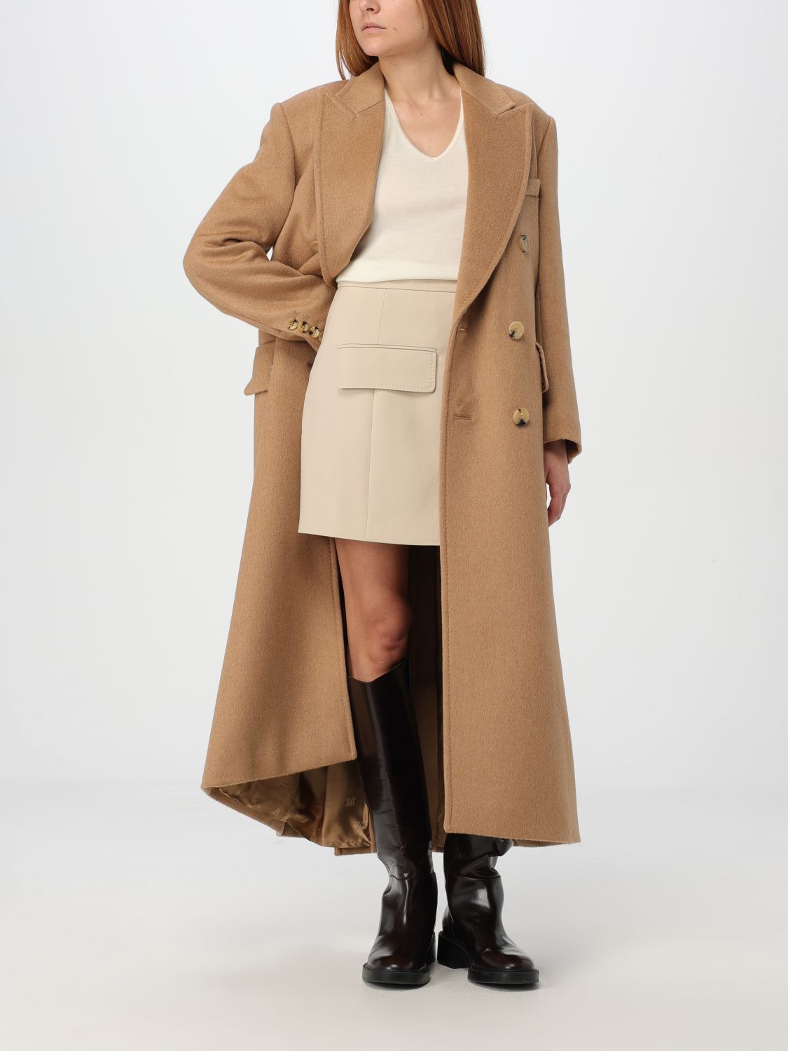 Coat Woman color Camel