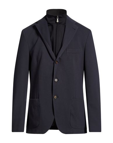 Platinum Man Blazer Navy Size 42 Cotton, Polyamide, Elastane