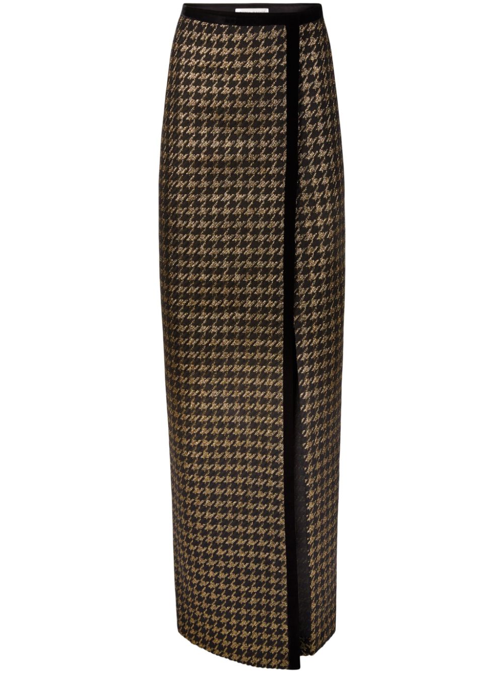 Houndstooth Skirt - Gold