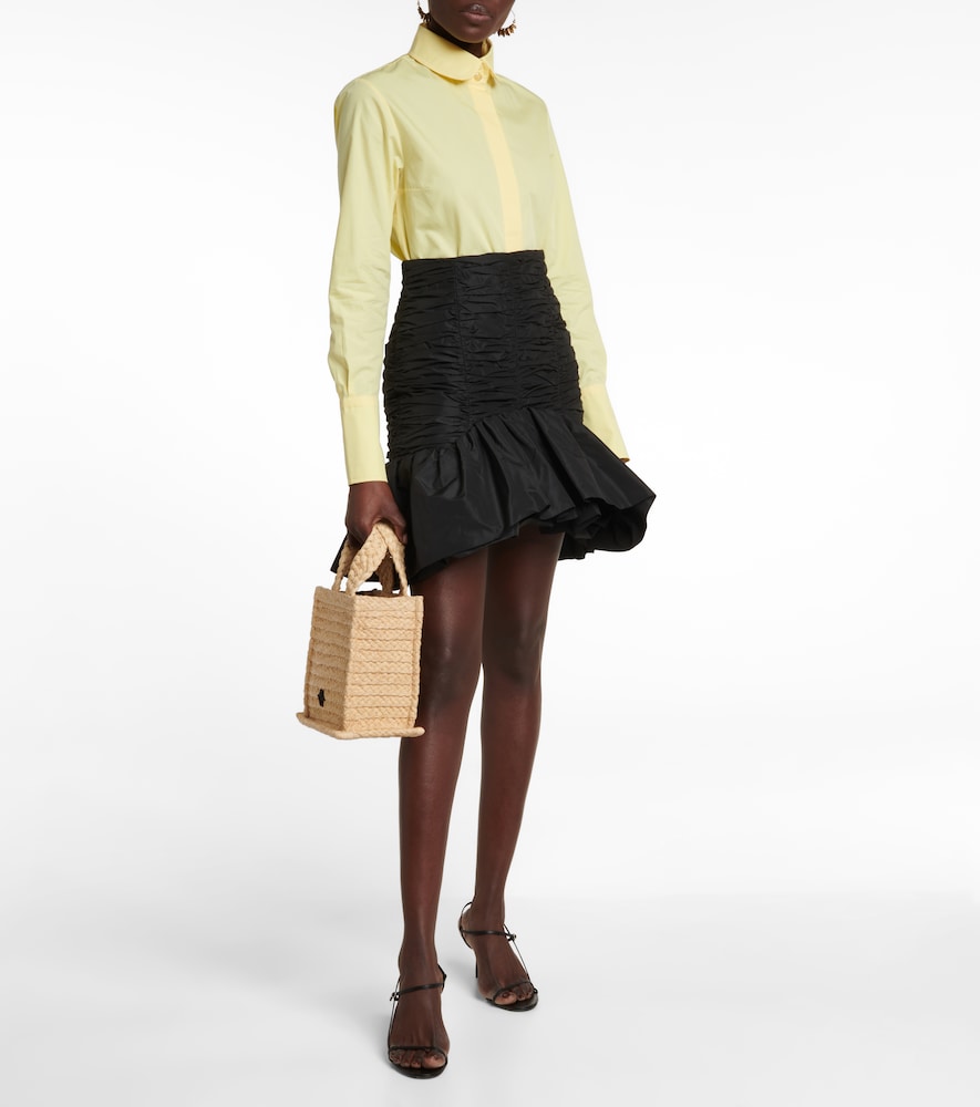 Oversized cotton poplin shirt
