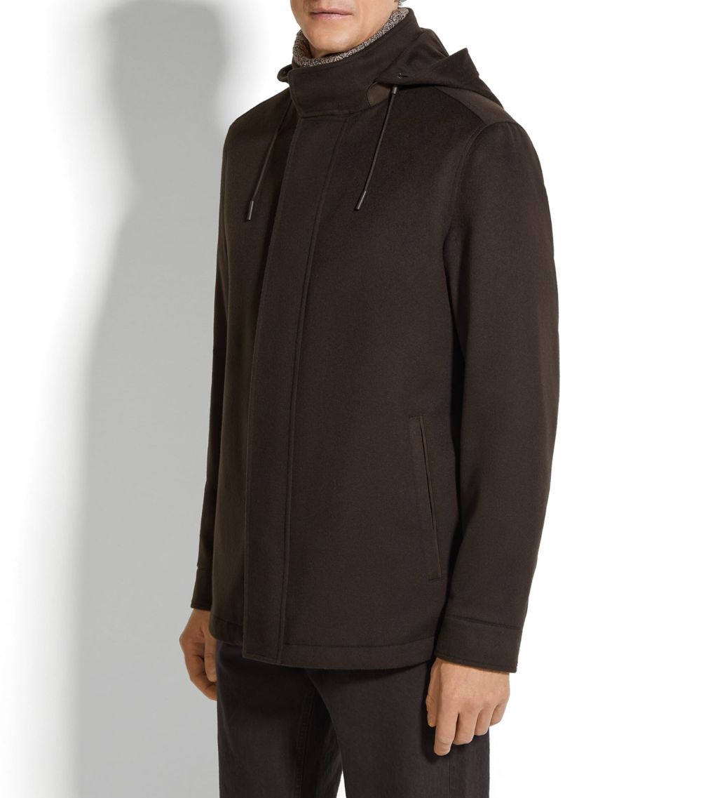 Oasi Cashmere Hooded Elements Jacket
