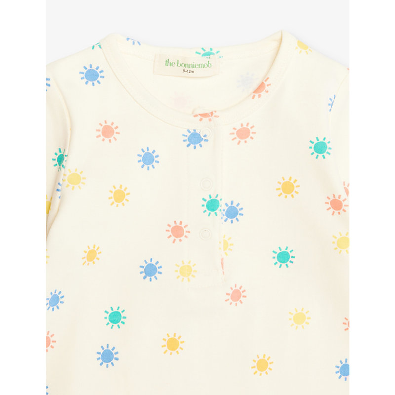 Dinky Sun-Print Cotton Romper