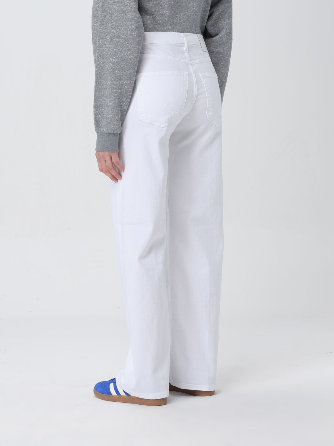 Jeans Woman color White