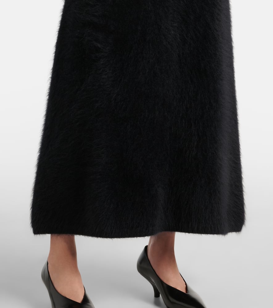 Asta cashmere midi skirt