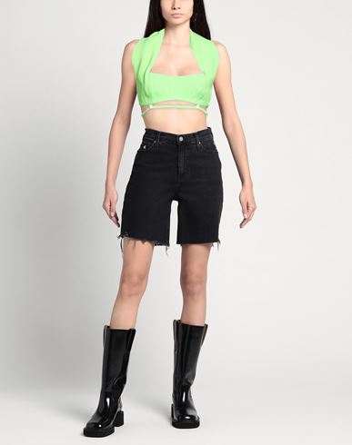 Woman Top Green Size 2 Viscose, Silk