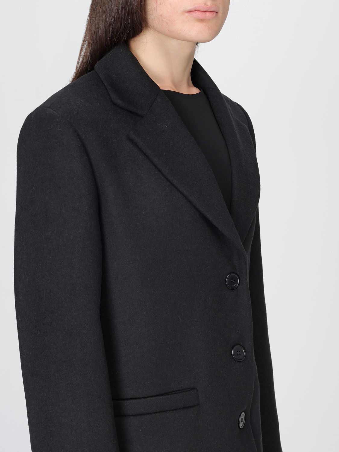 Coat Woman color Black