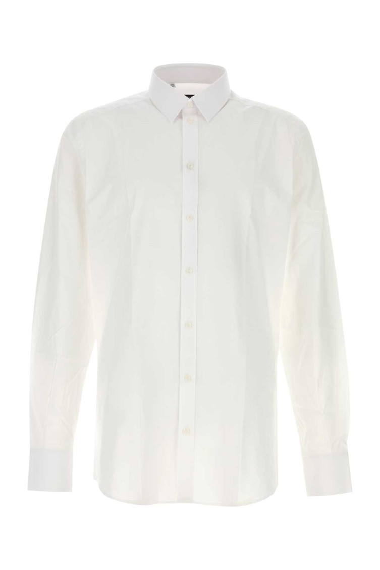 Dolce&Gabbana - long sleeve poplin shirt button down collar