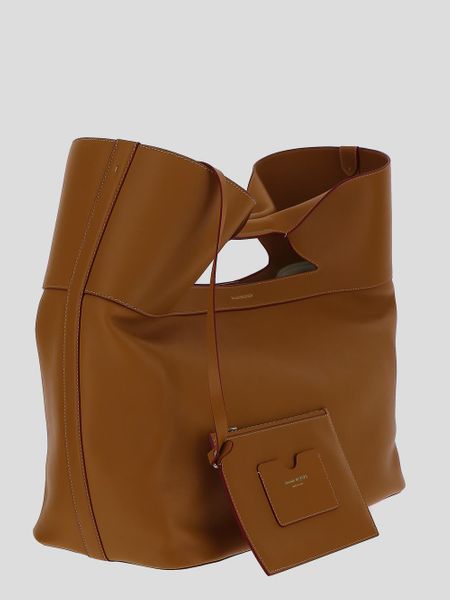 Alexander McQueen The Bow Logo Printed Tote Bag