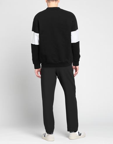 Man Sweatshirt Black Size M Cotton