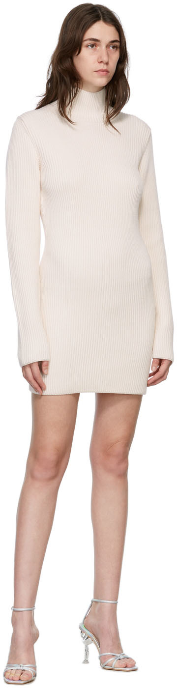 Off White Herning Wool Dress