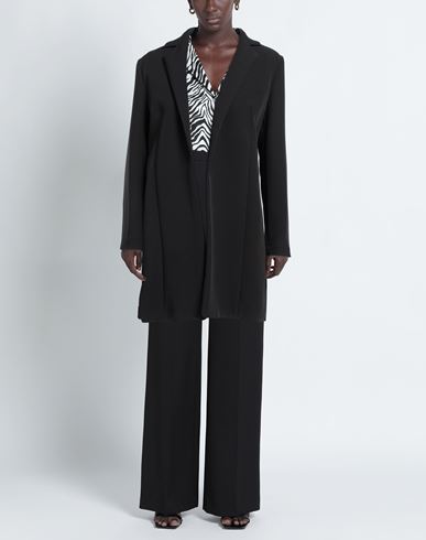 Woman Blazer Black Size 4 Polyester, Elastane
