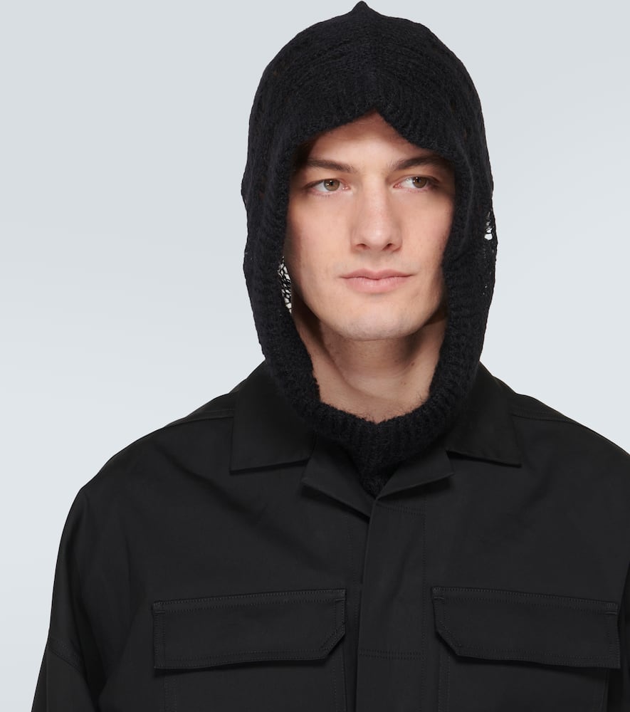 Rick Owens Distressed ski mask