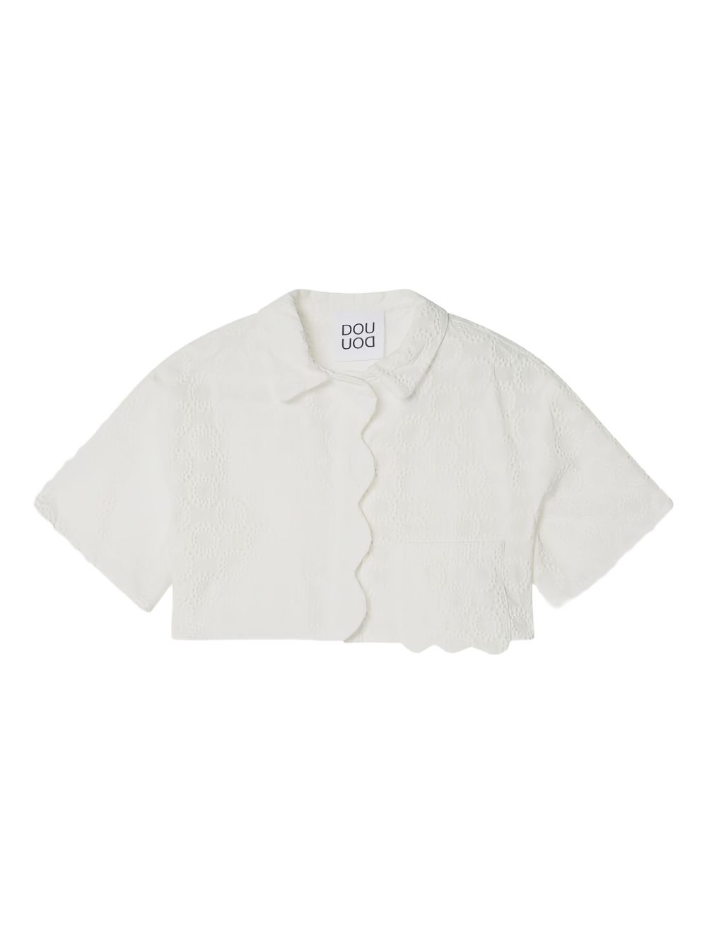 Douuod Kids cotton shirt - White
