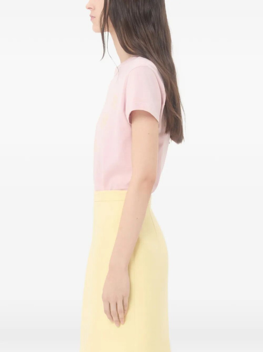 Pink Cotton T-shirt