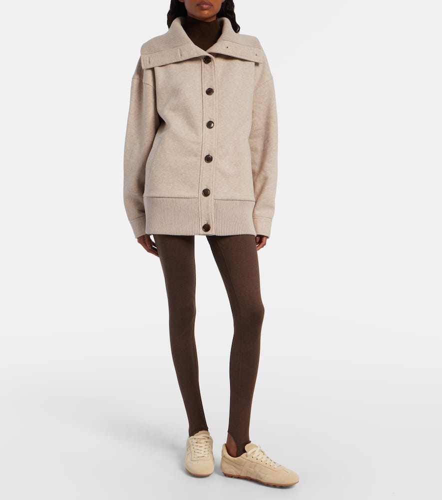 Tammy cotton-blend jersey jacket