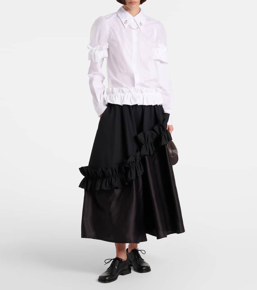Sheer tulle top
