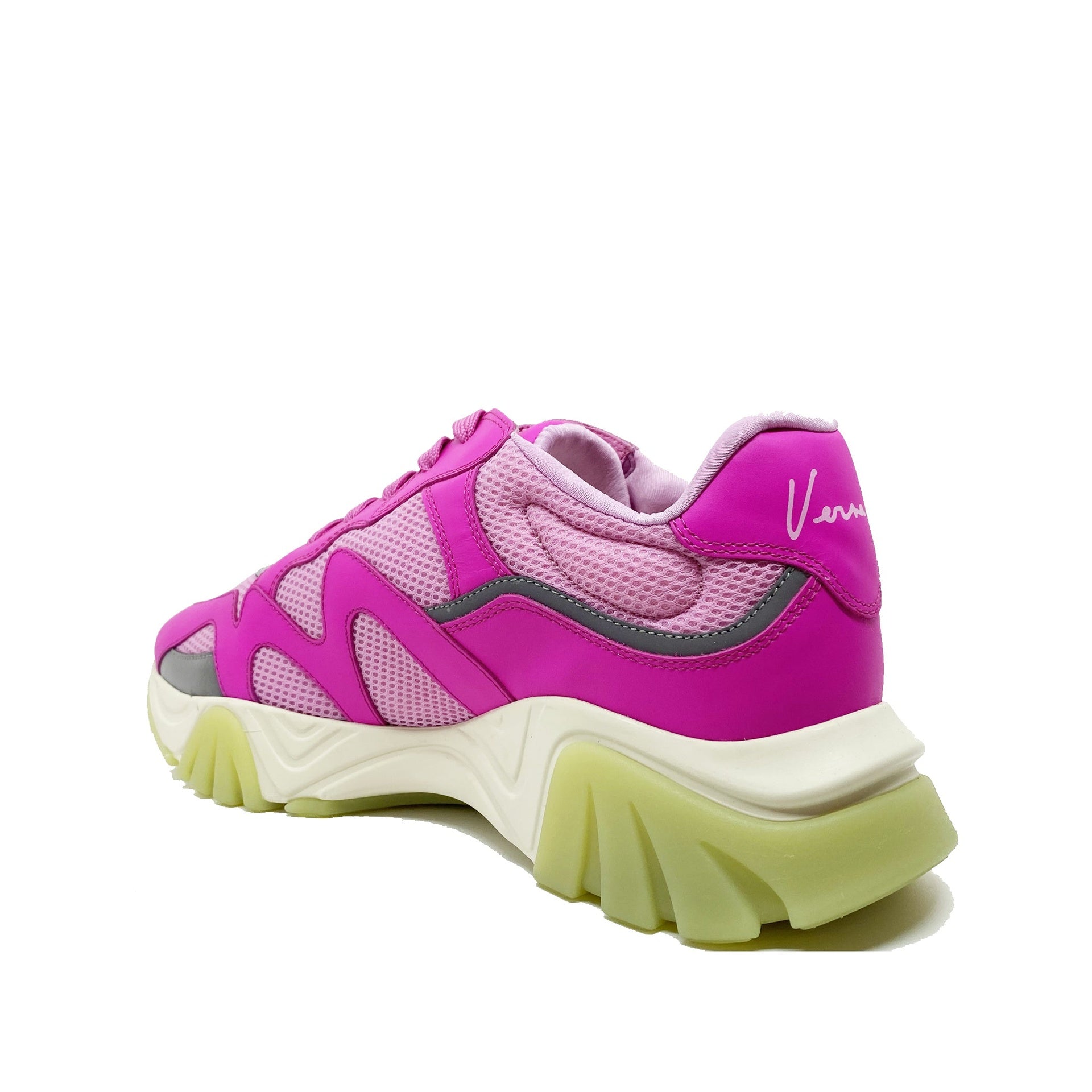 Logo Sneakers Pink Leather - Men