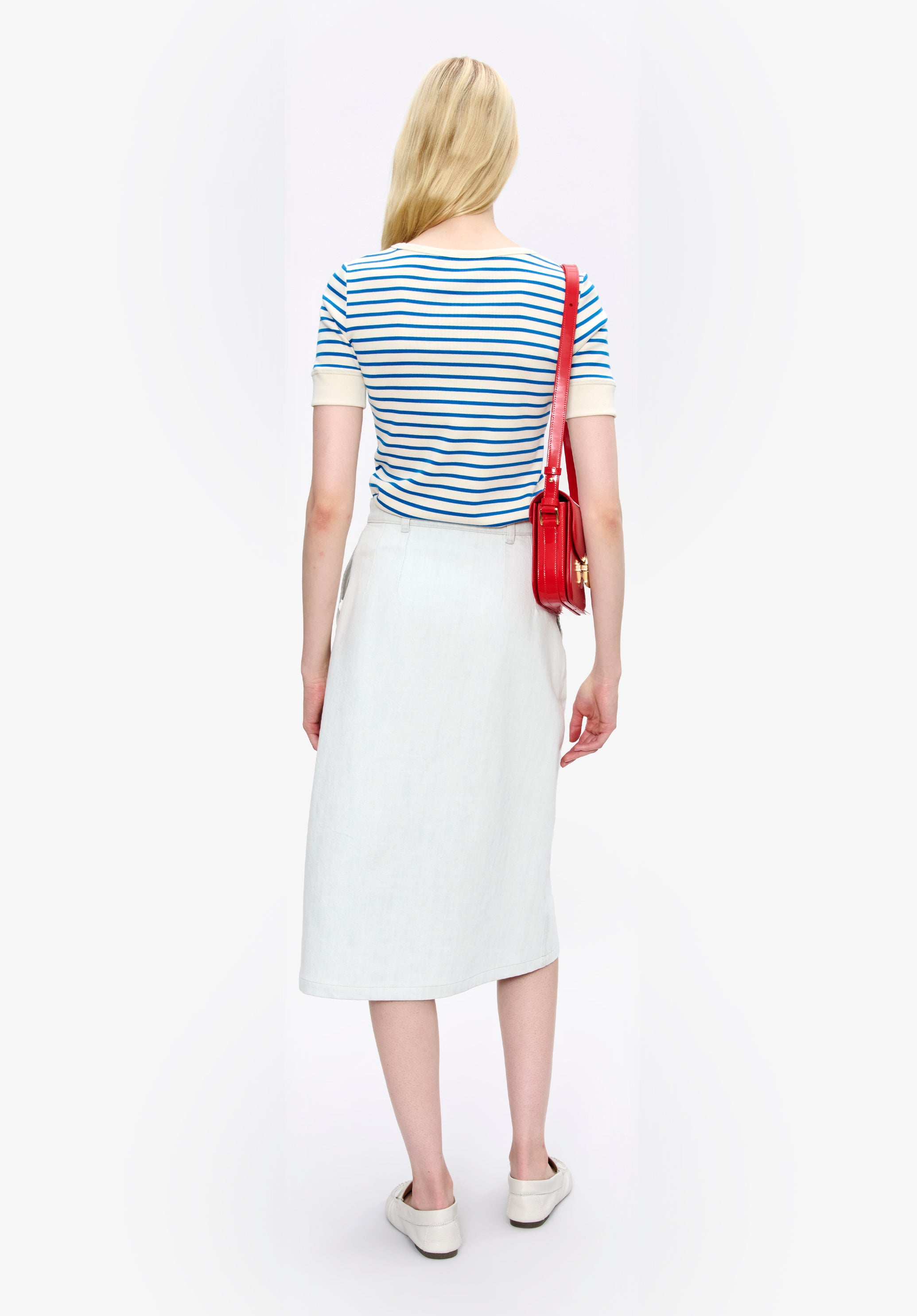A. P.C. Maxine Skirt 34 Iat - Sky Blue