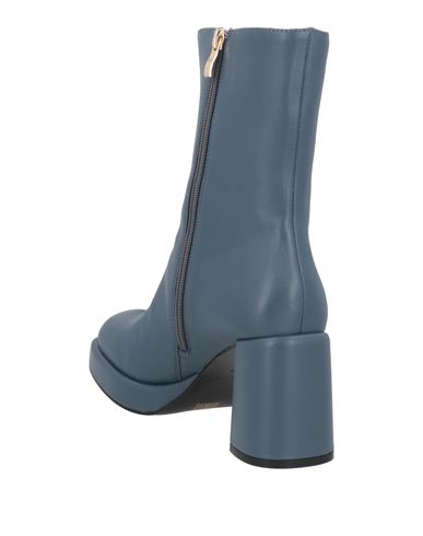 Woman Ankle boots Slate blue Size 8 Soft Leather