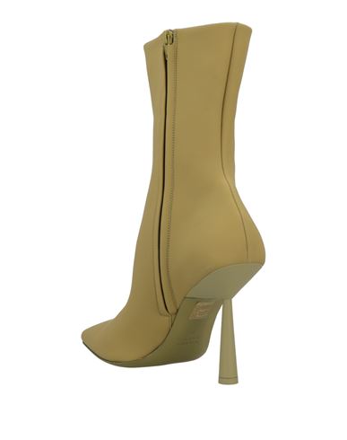 Woman Ankle boots Light green Size 6 Synthetic fibers