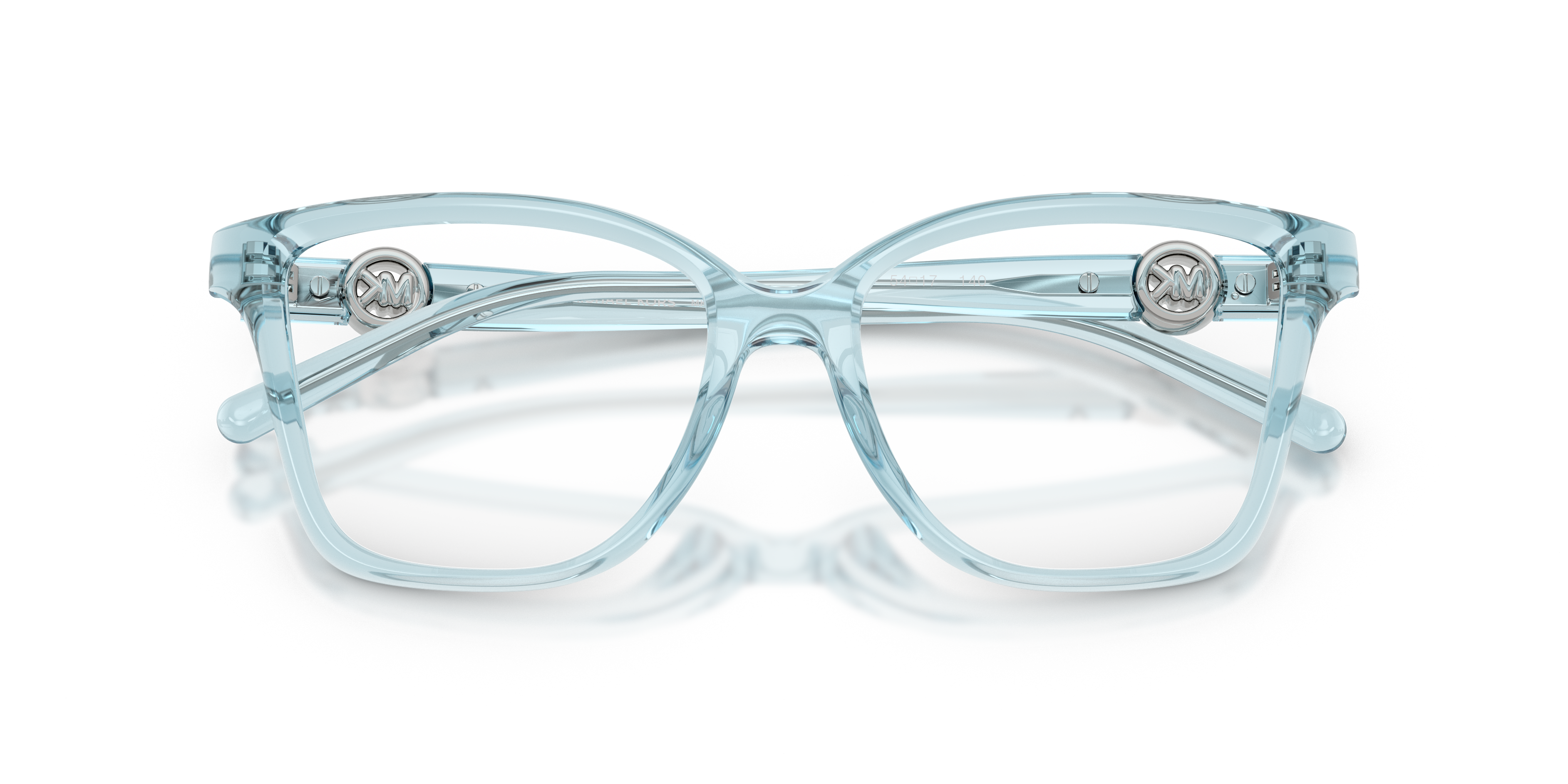 Michael Kors Mujer Michael Kors MK4180U KOBE 4014 Monturas ópticas Inyectado Azul Transparente Cuadrada Norma