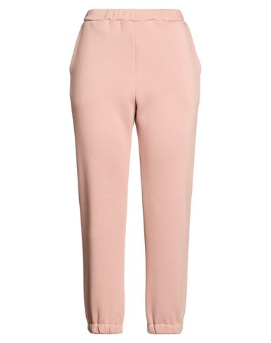 Woman Pants Blush Size M Cotton, Polyester