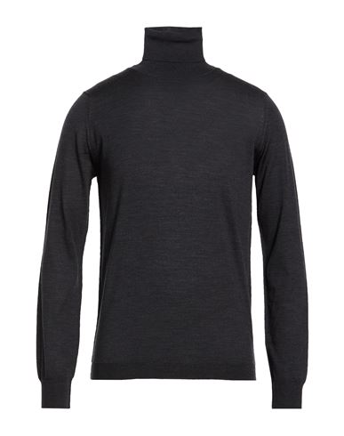 Man Turtleneck Charcoal Size M Wool