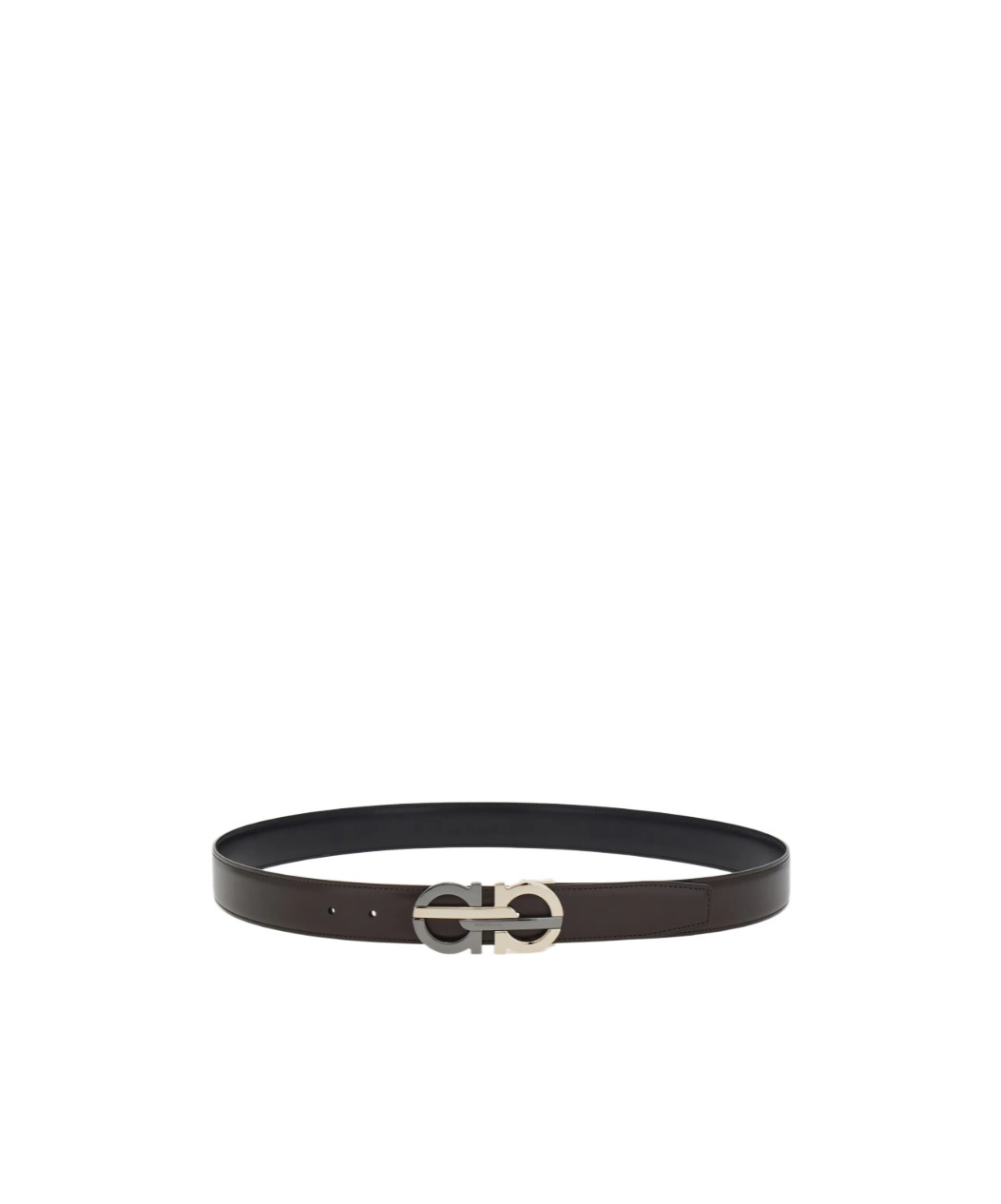 Reversible and adjustable Gancini belt