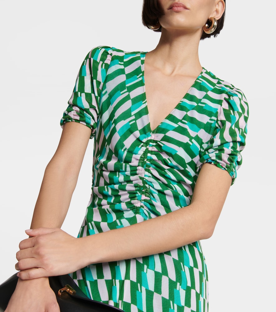 Diane von Furstenberg Koren printed minidress