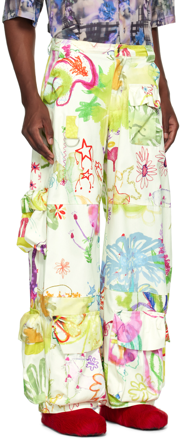 Collina Strada Multicolor Garden Cargo Pants