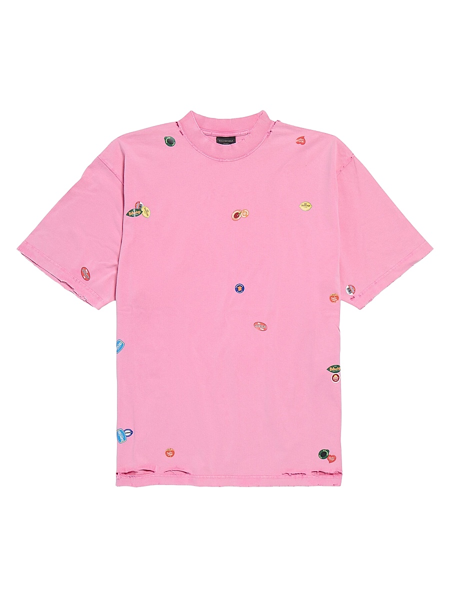 Women's Fruity Medium Fit T-Shirt - Faded Pink