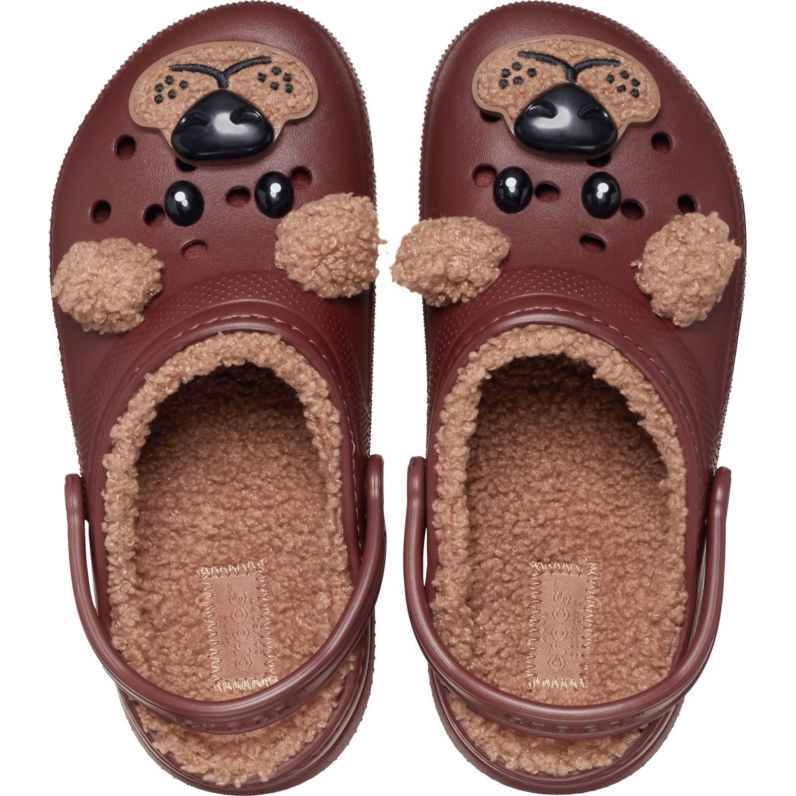 Crocs Classic Lined Fun Lab Synthetic Bear Clog