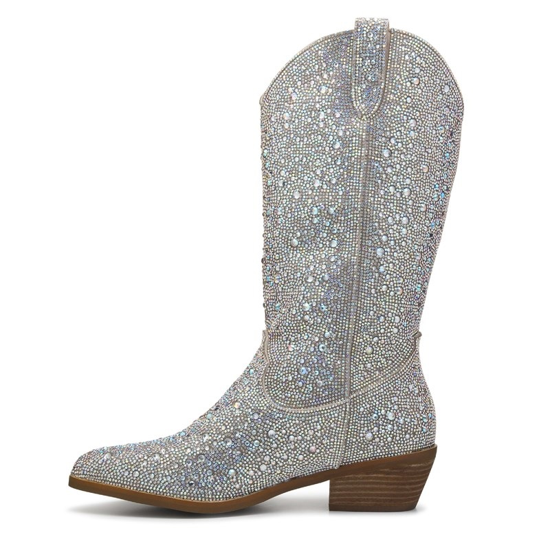 Women's Redford Rhinestone Cowboy Boots (Pink Multi)